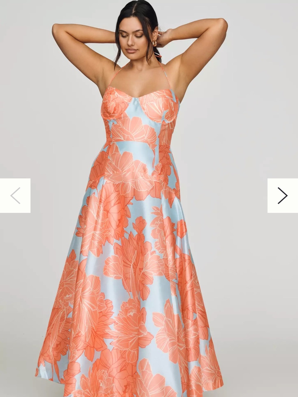 Hutch Womens Saige Dress coral size 2 NWT